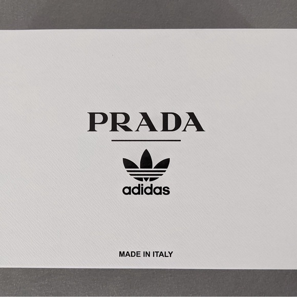 (UNISEX) ADIDAS PRADA X SUPERSTAR BLACK CORE (NEW) US 8 MEN / 9.5 W - Picture 10 of 12